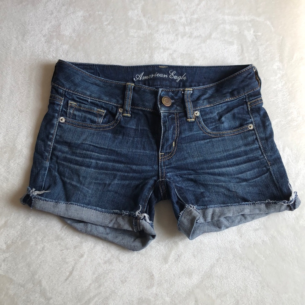 Dark blue cut offs